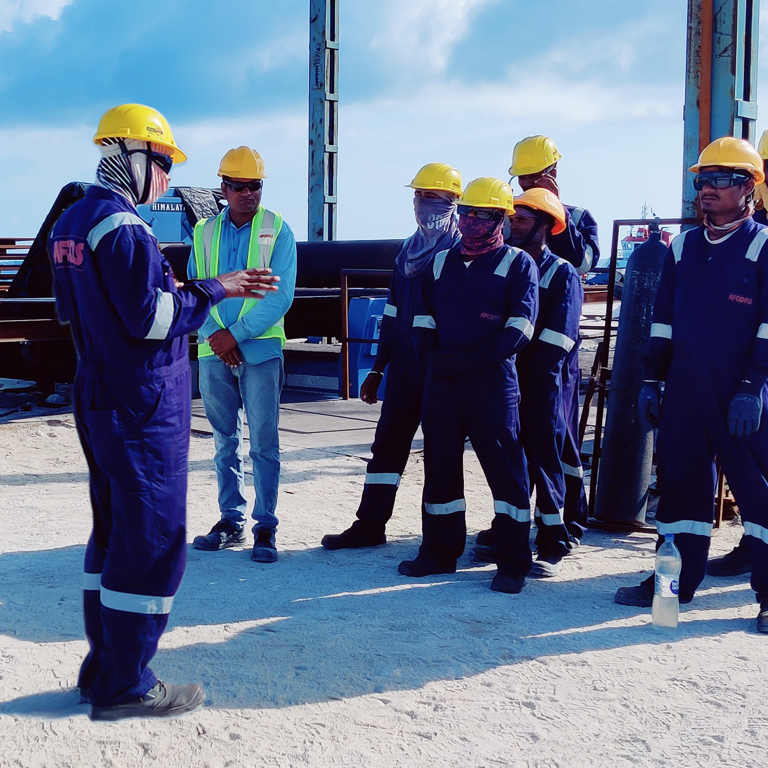 Engineer in Protective Gear